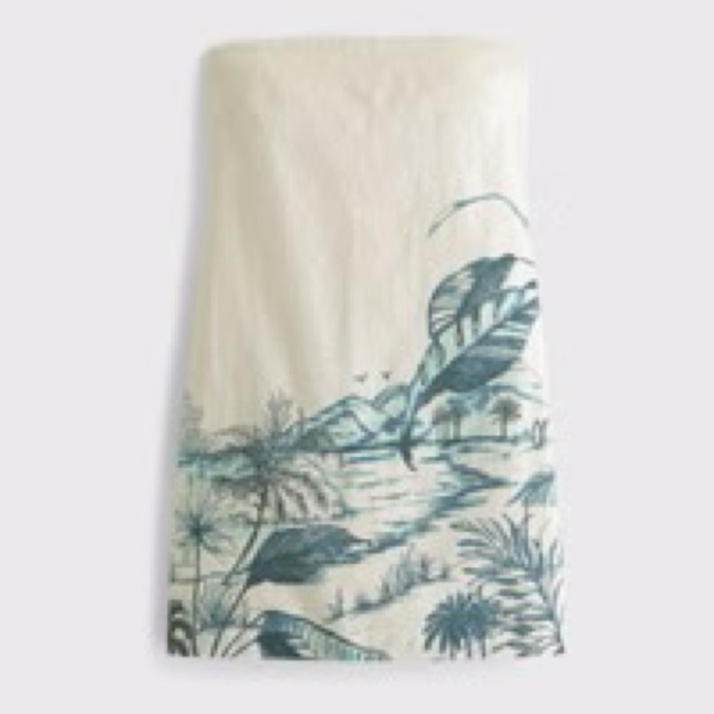 Scarlett Strapless Linen Blend Dress - Picture 3 of 3